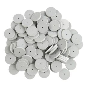 Dental Rubber Polishing Wheels for Dental Lab Jewelry and Craft Rotary Tools（100Pcs Grey） in Kuwait