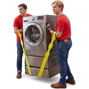 TruePower Furniture Moving Straps, 2-Person Lifting and Moving System, Appliances, and Heavy Objects Carrying Straps, 700 lbs Capacity, Safety Yellow in Kuwait