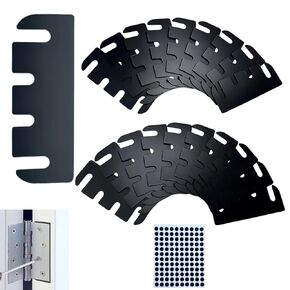 20 Pack Door Hinge Shims 4 Inch, Polycarbonate Door Spacers for Interior Alignment, DIY Gap Filling Shims to Stop Air Draft, Easy Trim Design in Kuwait