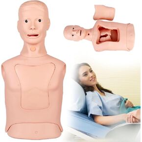 Nasogastric Intubation Tube Manikin,Multifunctional Nasogastric Tracheostomy Intubation Gastric Tube Model for Medical Nursing Training Teaching Education ﻿ in Kuwait