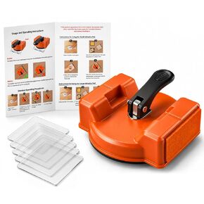 Floor Gap Fixer Tool, Cast Iron Floor Gap Repair Tool with Dual-Sided Tapping Surfaces, 4.65 in Suction Cup & 5 Sticky Pads for Floating Laminate, Vinyl Plank, LVP & Smooth Wood in Kuwait