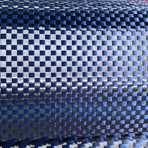 156g 8 * 8 Carbon Fiber Aramid Mixed Woven Widened Cloth, Blue red Aramid with Black Carbon Fiber Width 100cm/40 inches (Red, 1m x1m) in Saudi Arabia