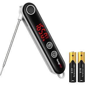 TempPro TP18 Thermocouple 0.5 Sec Instant Read Meat Thermometer Digital, Cooking Food Thermometer for Grill, BBQ, Smoker, Deep Fry, Candy, Bakeware-Fathers Day Gift for Dad(Previously ThermoPro) in Kuwait