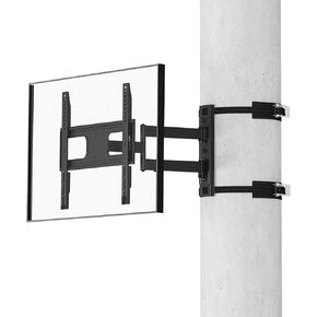 EROMMY Outdoor Gazebo TV Mount No Drill for Post, Full Motion Pergola TV Mount, Adjustable Weatherproof TV Bracket, Fits 27-65 Inch TVs, Holds 77 lbs in Kuwait