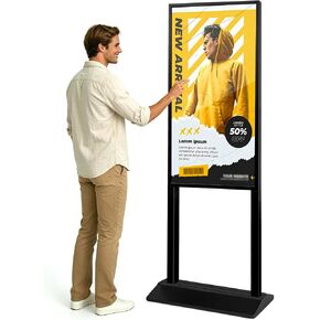 32 Inch Digital Signage Kiosk FHD 1080P G+G Capacitive Touchscreen Advertising Display 700 nits High Brightness Digital Menu Board for Restaurants/Stores in Kuwait