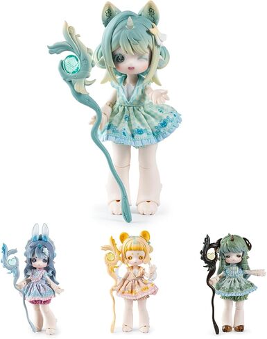 Antu Cute Beast Magic Series مربع واحد (يحتوي على رقم واحد) ، 1/12 BJD Dolls تصميم عشوائي شخصيات لطيفة المقتنيات هدية عيد ميلاد in Kuwait