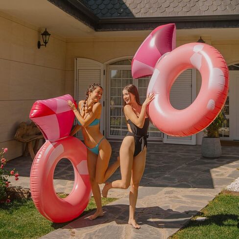 Float Joy Bachelorette Pool Floats for Adults Inflatable Diamond Ring Floatie Bachelorette Party Favors Bride Pink Pool Float for Engagement Wedding Bachelorette Pool Party in Kuwait