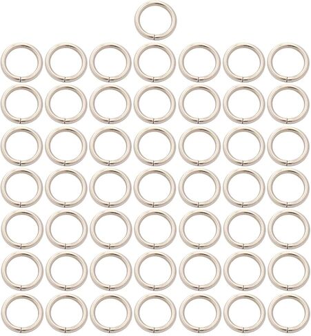 BIKICOCO 5/8'' Metal O-Ring Buckle Connector Round Loops Non Welded for Bags Webbing Purse and Belt Straps in Saudi Arabia