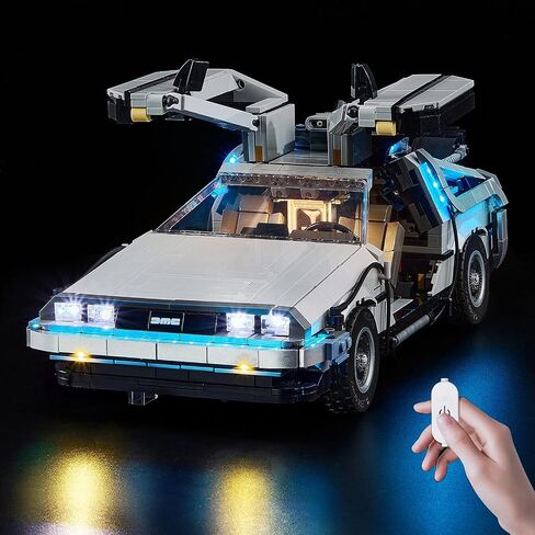 BrickSoul Led Light Kit for Lego Back to The Future, Compatible with 10300 Building Set Lego Light Kit, Light Up Legos 10300 - NO Lego Blocks Set (Standard Version) in Kuwait
