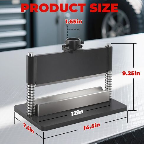 12" Press Brake Attachment for 12–20 Ton Hydraulic Press, 0°–90° Adjustable Metal Bender, Max 12" Width, Bends Up to 3/16" Steel, Fits Standard Shop Press in Kuwait