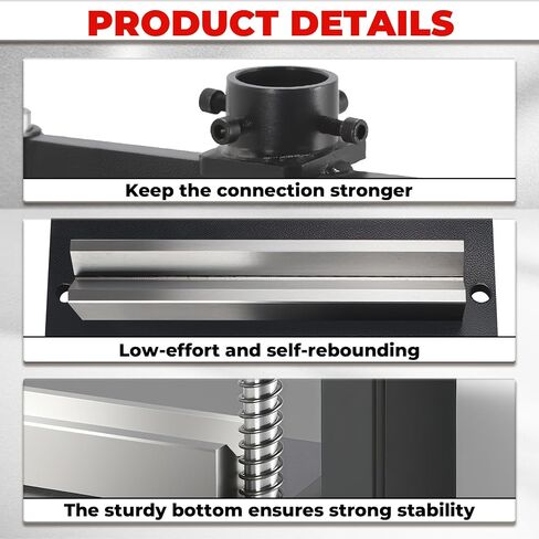 12" Press Brake Attachment for 12–20 Ton Hydraulic Press, 0°–90° Adjustable Metal Bender, Max 12" Width, Bends Up to 3/16" Steel, Fits Standard Shop Press in Kuwait