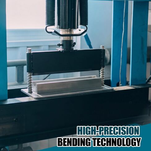 Moxweyeni 12" Press Brake Attachment for 12-20 Ton Hydraulic Presses, 12" Max Bending Length 0°-90° Adjustable Angle Dual Spring Return Design Fits Standard Workshop Hydraulic Presses in Kuwait