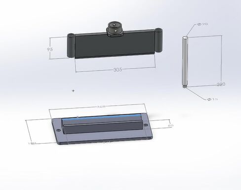 Press Brake Attachment for 12-20 Ton Hydraulic, with Adjustable Back Gauge for Accurate Bends, Volume Runs, Flat Steel Max Bending Length: 12",Thickness 3/16" in Kuwait