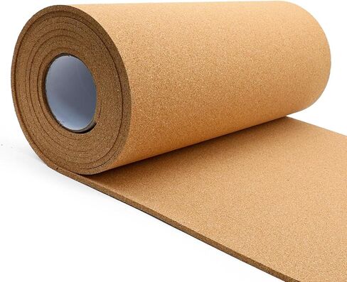 Cork Board Roll 16in×12ft, Cuttable Cork Sheet with 1/4 Inch Thick Multi-Use Cork Mat for Wall Decor, Bulletin Board, Office, School, Home & Craft Projects in Kuwait