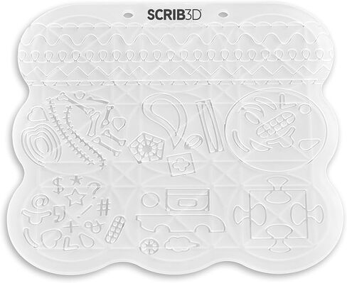 SCRIB3D P1 3D Printing Pen Bundle with Silicone 3D Mat & 20-Color PLA Filament Refills, 320 Feet, 1.75mm – Includes Display Pen, Stencil Book, Project Guide & Power Adapter in Kuwait