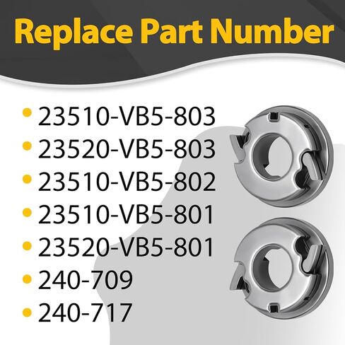 23510-VB5-803 23520-VB5-803 مجموعة السقاطة اليسرى واليمنى مناسبة لهوندا HR214 HR216 HRA214 HRA215 HRA216 HRC215 HRC216 21 بوصة جزازات العشب، ID 0.595 OD 1.411، عبوتان in Kuwait
