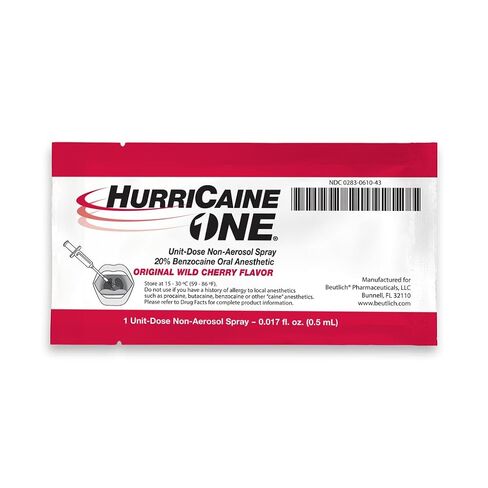 0283-0610-11 Hurricaine One Unit Does Spray 2/Bx 0.5 mL in Kuwait