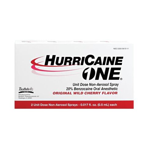 0283-0610-11 Hurricaine One Unit Does Spray 2/Bx 0.5 mL in Kuwait