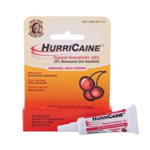 0283-0871-12 Hurricaine Topical Gel Wild Cherry 5.25gm in Kuwait
