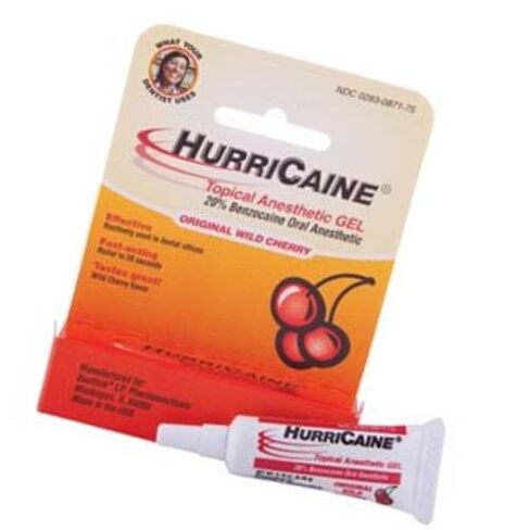 0283-0871-12 Hurricaine Topical Gel Wild Cherry 5.25gm in Kuwait