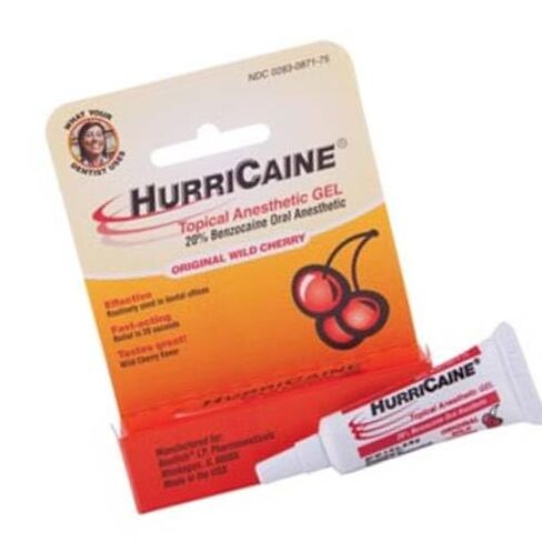 0283-0871-12 Hurricaine Topical Gel Wild Cherry 5.25gm in Kuwait