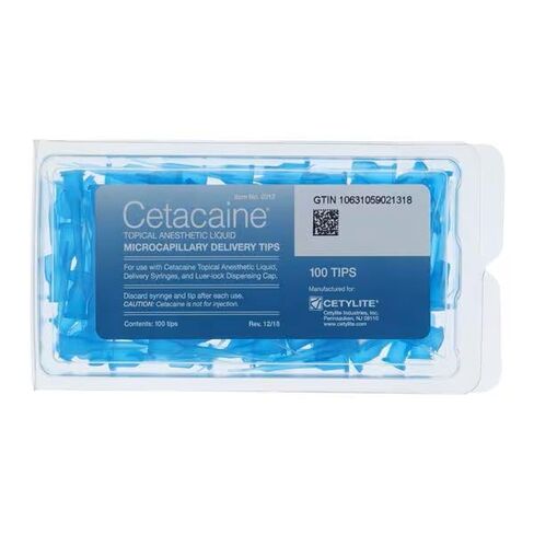 0213 Cetacaine Microcapillary Delivery Tips Only 100/Pk in Kuwait