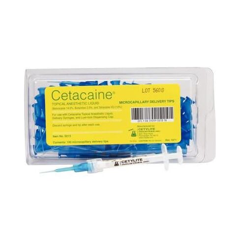 0213 Cetacaine Microcapillary Delivery Tips Only 100/Pk in Kuwait