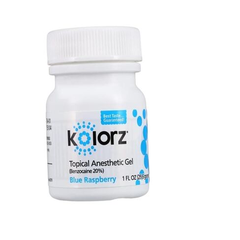 DMG 755104 Kolorz Topical Oral Gel Blue Raspberry 1 Oz in Kuwait
