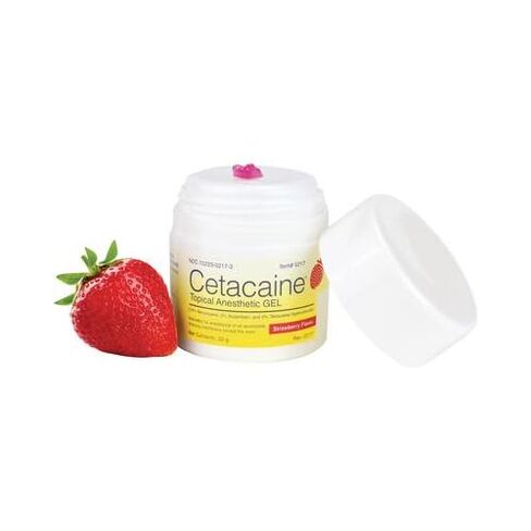 0217 Cetacaine Topical Gel Strawberry Flavor 32 Gm Jar in Kuwait