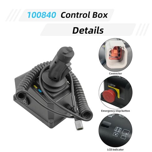 SAIYIS 100840 100840GT Control Box 4 Button for Genie Scissor Lift GS-1530 GS-1532 GS-1930 GS1932 GS-2032 GS-2046 GR-12 GR-15 GR-20 GRC-12 in Kuwait