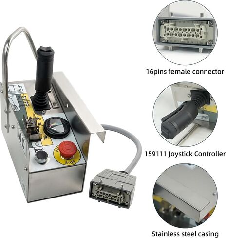 SAIYIS 163167 163168 Control Box for Skyjack Scissor Lift Stainless Series SJIII 3219 3215 3220 3226 4626 4632 4740 Stainless Steel Upper Console with 16-Pin Female Plug in Kuwait