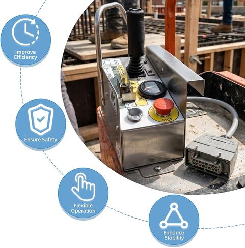 SAIYIS 163167 163168 Control Box for Skyjack Scissor Lift Stainless Series SJIII 3219 3215 3220 3226 4626 4632 4740 Stainless Steel Upper Console with 16-Pin Female Plug in Kuwait