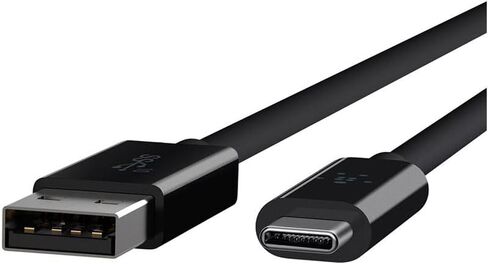 بيلكن F2CU029bt1M-BLK 3.1 كابل USB-A إلى USB-C، 3 قدم in Kuwait
