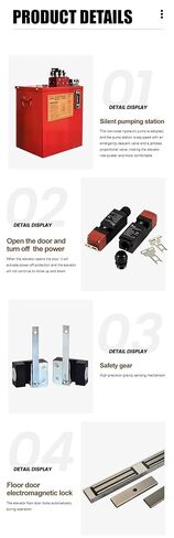 Luxury Traction Drive Elevator, Compact Automatic Electric Home Elevator with Height Limit Protection for Country House & Small Studio Office Interior in Kuwait