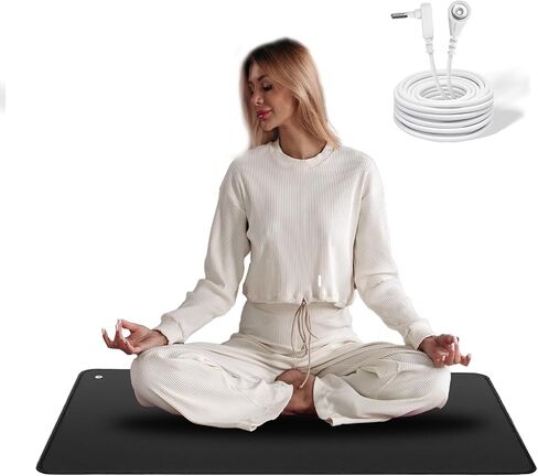 Grounding Mat, Upgrate Grounding Pad with Conductive Carbon, Reconnected to Earth Indoor, 23.6 * 35.4Inch in Kuwait