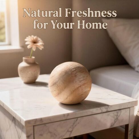 200 Pcs Camphorwood Balls with 20 Net Bags & Wood Comb, Natural Aromatic Wardrobe Freshener for Closets, Linen Closet Deodorizer for Drawers, Shoe Cabinets, Keep Clothes Clean and Fresh in Kuwait