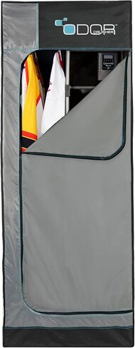 Odor Crusher Closet Clean Ozone Odor Eliminator, Full-Size Pop-up Closet, Deodorize Hanging Clothes & Bulky Pads/Helmets/Gear Using Ozone Technology, Zip-Around Closure, Easy Loading, Multiple Cycles, in Kuwait