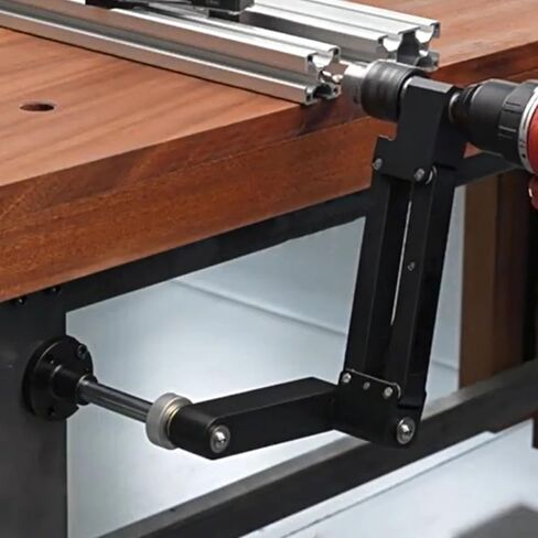 Marhynchus Tapping Cantilever Bracket Tapping Support Arm Machine Bracket CNC Aluminum Alloy Vertical Horizontal Use with 130mm Cantilever Stroke for Workpiece Efficiency in Kuwait