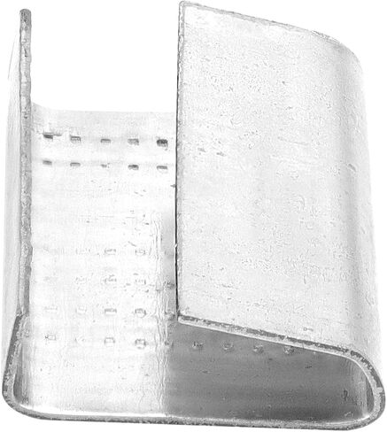 QWORK Strapping Open Seal, 500 Pcs Banding Clip Gripper Strap Clip for 3/4" Width Strap in Kuwait