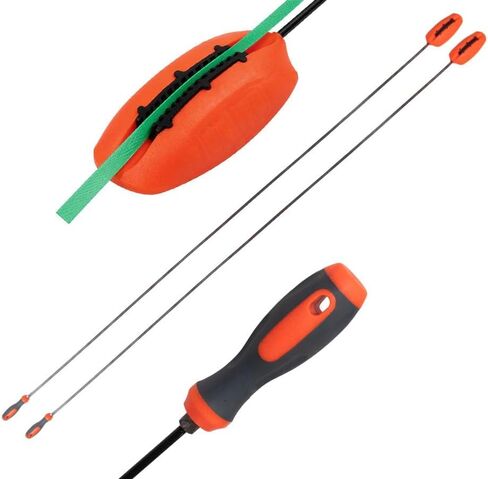 Mytee Products 75" Flexible Pallet Strap Feeder - Fiberglass Pallet Threading Tool for Polyester, Polypropylene, Woven Cord Strapping, Heavy Duty Strap Feeding Tool for Warehouse & Cargo Packaging in Kuwait