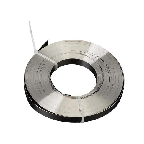 171 ft 304 Stainless Steel Strapping Coil Band, 3/4 in x 0.02 in (Thick), Cut-Resistance Anti-Corrosive, Heavy Duty Strapping, Smooth and Flexible in Kuwait