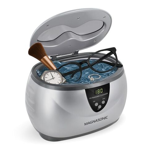 Magnasonic Ultrasonic Cleaner - 20oz Stainless Steel Tank, Digital Timer, 5 Cleaning Modes, Ultrasonic Jewelry Cleaner for All Jewelry, Eyeglasses, Watches, Dentures, Retainers & More in Kuwait