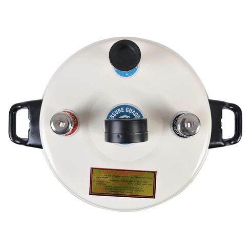 DOZIA 13 Litre Electric Autoclave Sterilizer with Timer | White Epoxy Coated Body | Includes 8x8 Stainless Steel Sterilization Drum in Kuwait