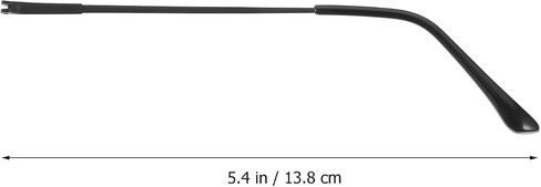 1 Pair 1mm Double-Tooth Metal Eyeglass Temple Arms Replacement for Eyeglasses Repair in Kuwait