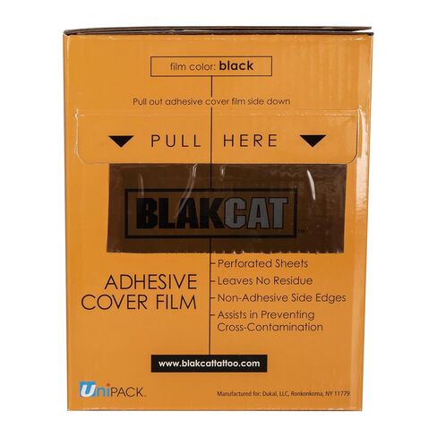 Dukal BlakCat Barrier Film – 4" x 6", 1200 Sheets/Roll – Disposable Non-Stick Dental Barrier, Black, Easy Dispensing in Saudi Arabia
