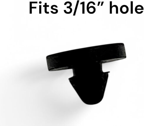 Push-in Ridged Stem Bumper Fits 3/16" Hole - 1/2" Diameter - 3/32" Height - 1/16" Panel Thickness (4 pack) in Kuwait
