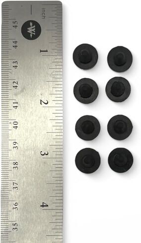 Push-in Ridged Stem Bumper Fits 3/16" Hole - 1/2" Diameter - 3/32" Height - 1/16" Panel Thickness (4 pack) in Kuwait