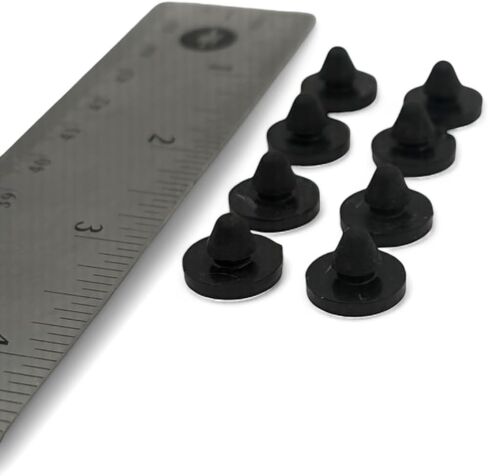 Push-in Ridged Stem Bumper Fits 3/16" Hole - 1/2" Diameter - 3/32" Height - 1/16" Panel Thickness (4 pack) in Kuwait