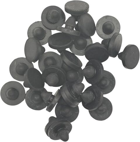 Push-in Ridged Stem Bumper Fits 3/16" Hole - 1/2" Diameter - 3/32" Height - 1/16" Panel Thickness (4 pack) in Kuwait