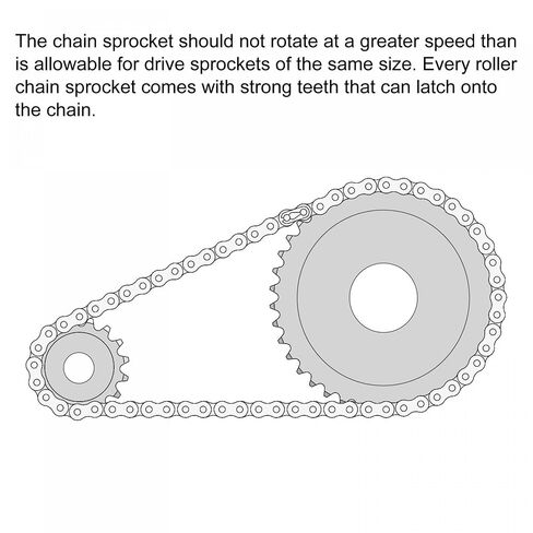 uxcell 17 Teeth Sprocket Type B Single Strand 1/2" Pitch, 12mm Bore A3 Carbon Steel for ISO 08B in Kuwait